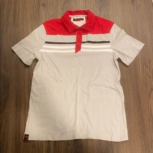 Tony Hawk Size Small Polo Gray Red